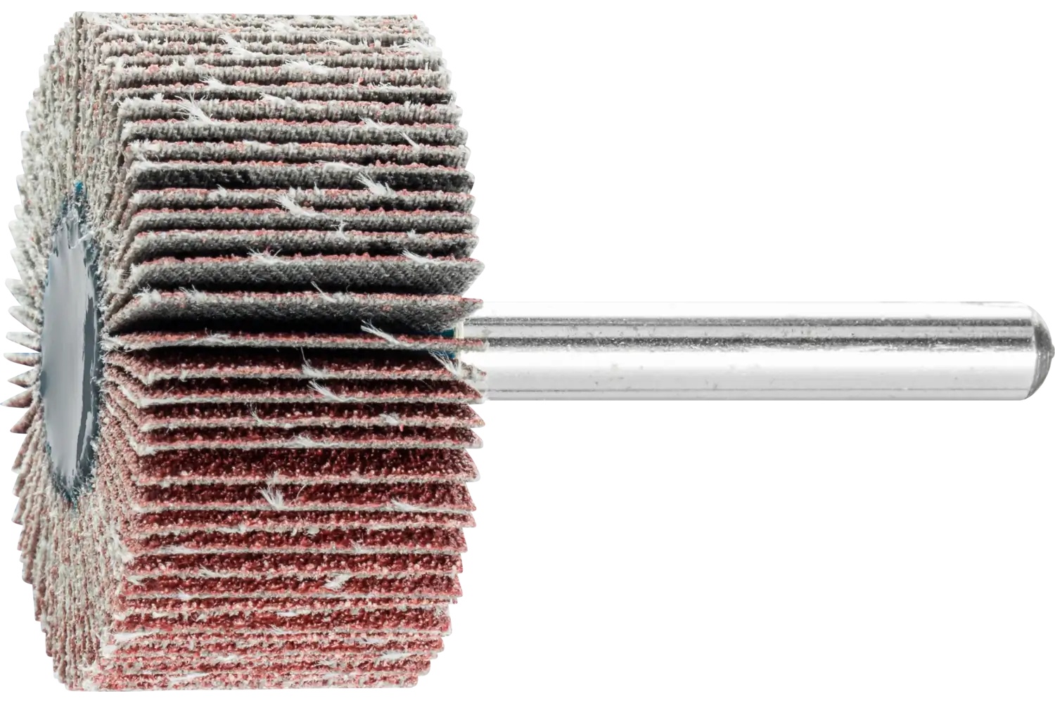 Picture of Pferd Mounted Flap Wheel, 1-1/2" X 1, 80 Grit, 1/4" Shank, Aluminum Oxide